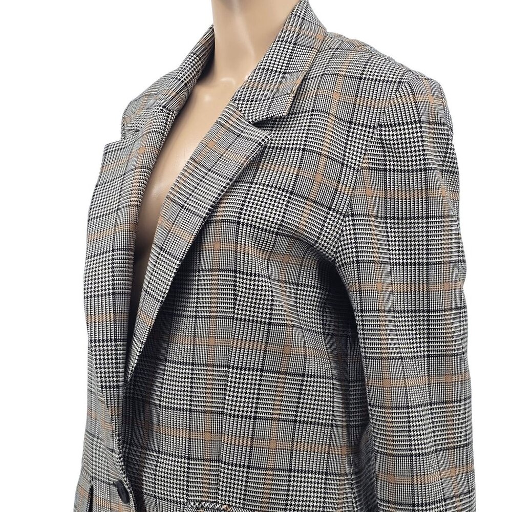 Pendleton Womens Plaid Blazer 100% Virgin Wool Size 6